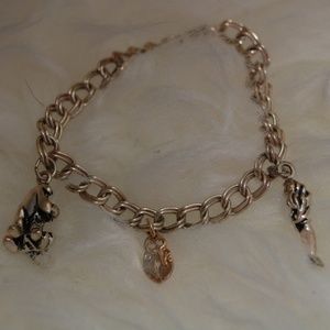Charm Bracelet with 3 Charms